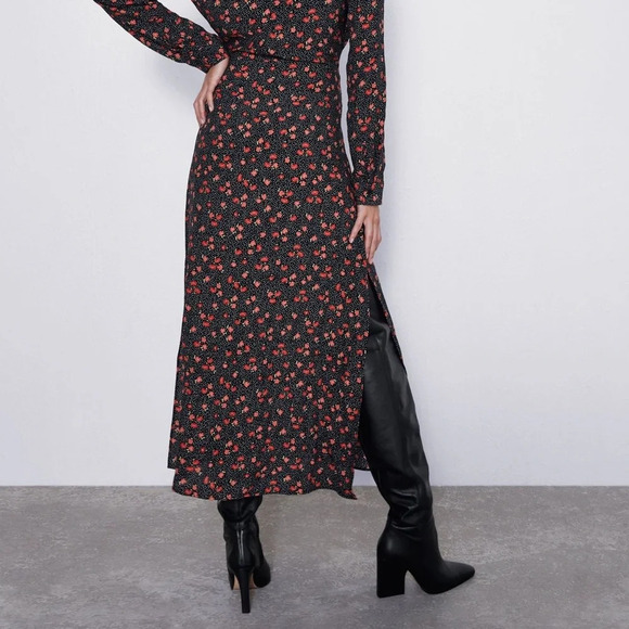 Zara Poppy Midi Wrap Dress - Picture 2 of 14